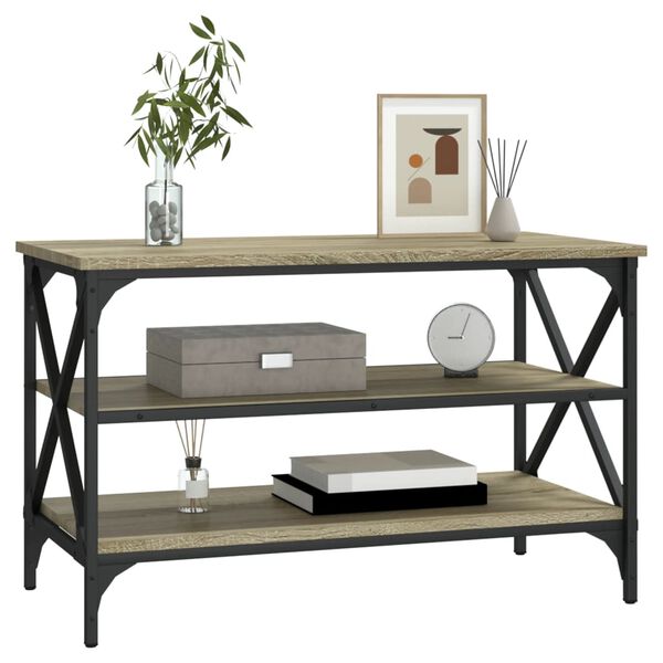 vidaXL telerikapp, Sonoma tamm, 80 x 40 x 50 cm, tehispuit