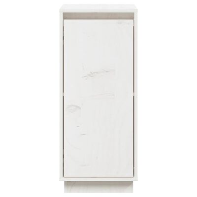 vidaXL puhvetkapp, valge, 31,5x34x75 cm, toekas männipuit
