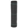 vidaXL umbrohumatt, must, 0,5 x 100 m, PP