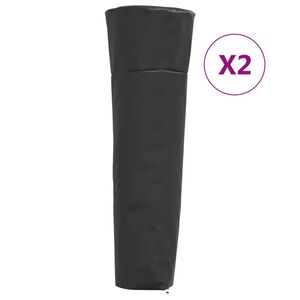 vidaXL k&uuml;ttekeha katted 2 tk, p&uuml;ramiidi kuju, 86x47x241cm 420D Oxford