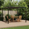 vidaXL Garden Gazebo Antratsiit 3x3 m Alumiinium