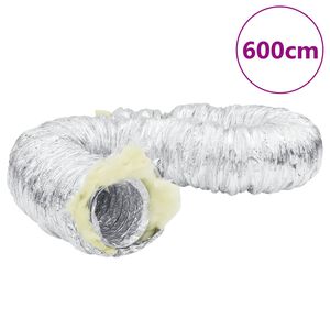 vidaXL isoleeritud ventilatsioonitoru, alumiinium, 6 m &Oslash;10 cm