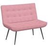 vidaXL pink, roosa, 110x74x84 cm, samet