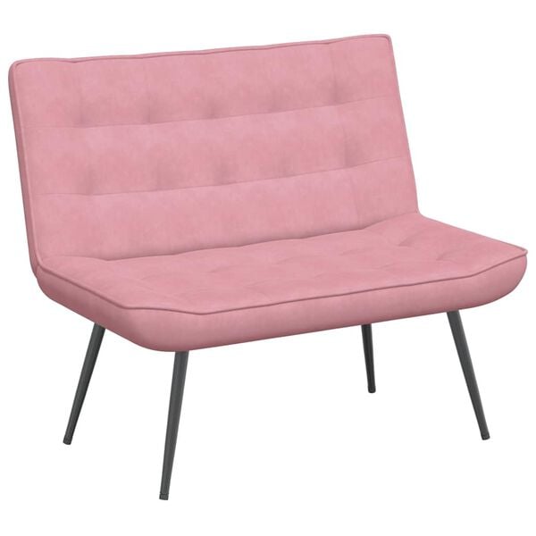 vidaXL pink, roosa, 110x74x84 cm, samet