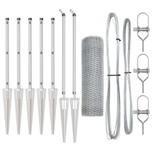 vidaXL Aiapost H&otilde;bedane 10 x 0,4 m (13 mm v&otilde;rgu) Teras