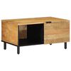 vidaXL Diivanilaud Pruun 80x50x40 cm T&auml;ispuidust Mango