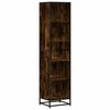 vidaXL raamatukapp, suitsutatud tamm, 40x35x170,5 cm, tehispuit
