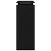 vidaXL Konsoollaud Must tamm 80 x 30 x 80 cm Tehispuit