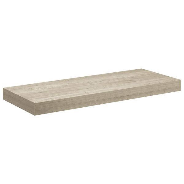 vidaXL seinariiul, tamm, 60 x 23,5 x 3,8 cm MDF