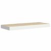 vidaXL seinariiulid, 2 tk, tamm ja valge, 60 x 23,5 x 3,8 cm MDF