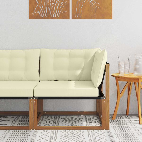 vidaXL V&auml;limine Nurgadiivan Tugev akatsiapuu Neutraalne