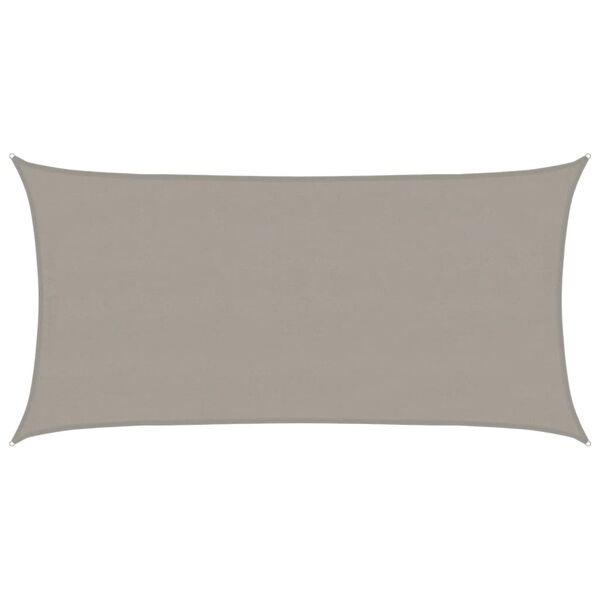 vidaXL p&auml;ikesepuri 160 g/m&sup2; ristk&uuml;lik, helehall, 4x7 m, HDPE