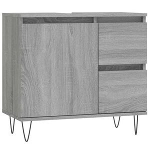 vidaXL vannitoakapp, hall Sonoma tamm, 65 x 33 x 60 cm, tehispuit