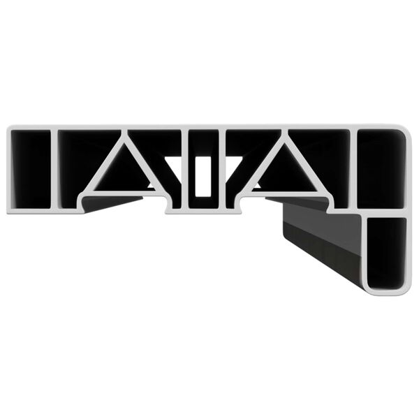 vidaXL Akna aluskate Marmori tekst -enure 60 x 15 x 4,5 cm PVC