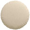 vidaXL Istumispatjad 2 pcs cream &Oslash;40 x 13 cm kangas
