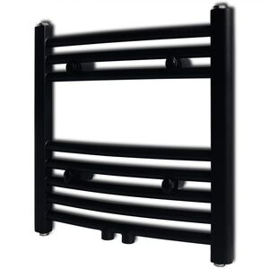 Keskk&uuml;tte r&auml;tikukuivati vannituppa kumer 480 x 480 mm, must