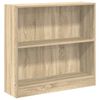 vidaXL raamaturiiul Sonoma tamm 80x24x75 cm Engineered Wood