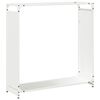 vidaXL K&uuml;ttepuurest Valge 90x28x90 cm K&uuml;lmvaltsitud teras