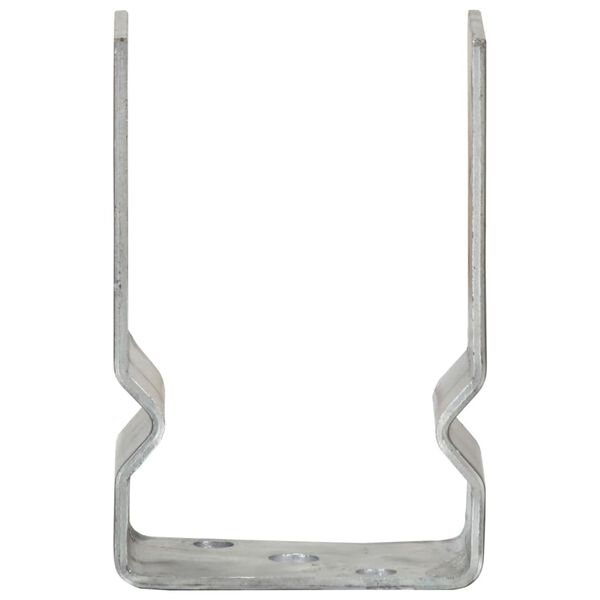 vidaXL maavaiad 12 tk, h&otilde;bedane, 9x6x15 cm, tsingitud teras