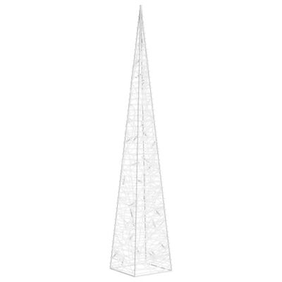 vidaXL koonusekujuline jõuluvalgustus, soe valge, 60 cm, akrüül