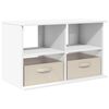 vidaXL Teleri alus sahtliga Valge 79 x 40 x 48 cm