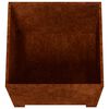 vidaXL jalgadega taimekast, rooste, 40 x 40 x 40 cm, Corten teras