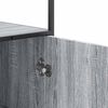 vidaXL Highboard Hall Sonoma projekteeritud puit ja metall