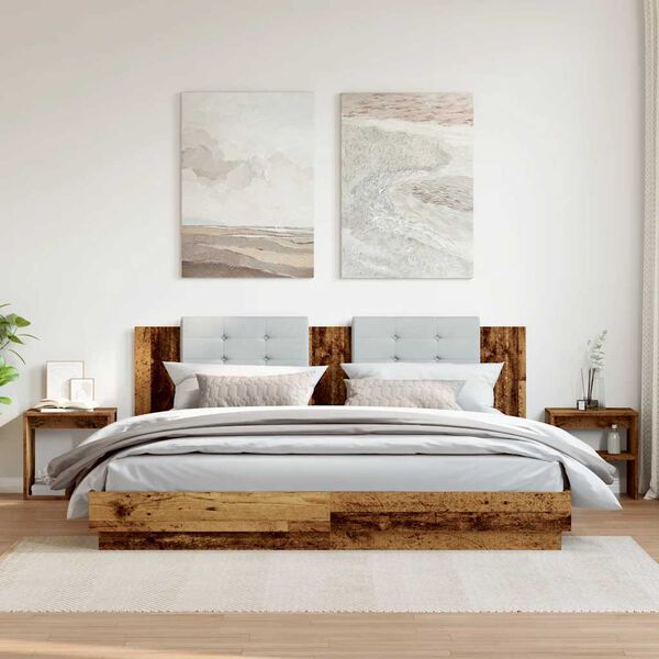 vidaXL &ouml;&ouml;kapid 2 tk, vana puit, 40 x 30 x 40 cm, tehispuit