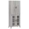 vidaXL k&otilde;rge kapp, hall Sonoma tamm, 69,5 x 34 x 180 cm, tehispuit