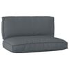 vidaXL Pallet padjakomplekt Oxfordi kangas Antratsiit 120 x 80 x 52 cm