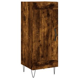 vidaXL puhvetkapp, suitsutatud tamm, 34,5 x 34 x 90 cm, tehispuit