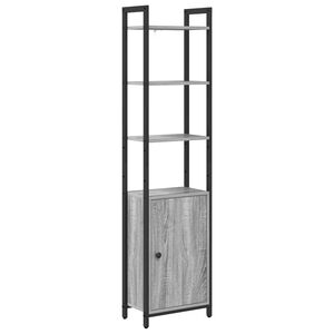 vidaXL Raamaturiiul Hall Sonoma 40 x 24 x 161 cm Tehispuit