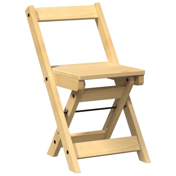 vidaXL söögitoolid kokkupandavad 4 tk "Corona" vahapruun männipuit