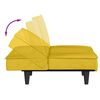 vidaXL diivanvoodi, kollane, samet