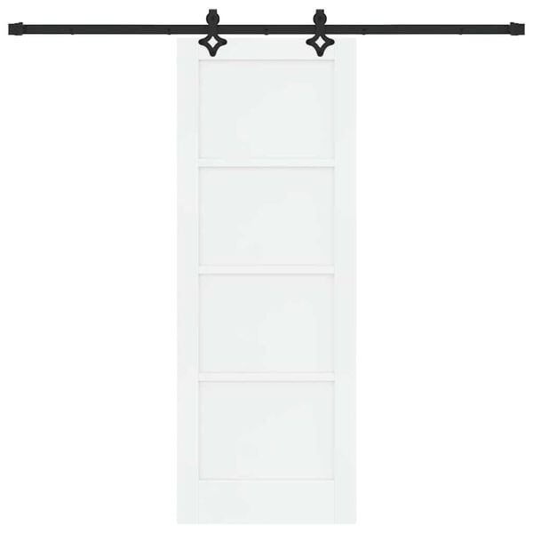 vidaXL Libisev uks ORKDAL Valge 73,5 x 198,5 cm Tahke m&auml;nd