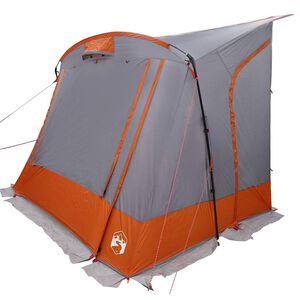 vidaXL Tagaluugitelk inimesele 285 x 255 x 245 cm Hall ja oranž taft