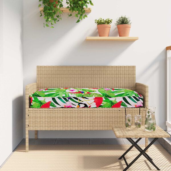 vidaXL Pallet padjakomplekt 2 pcs Troppiline džungel 150 x 40 x 8 cm
