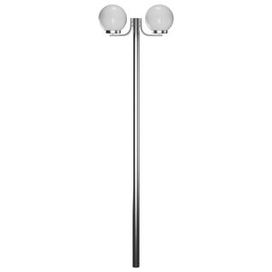 vidaXL aia lambipost, 2 lampi, 220 cm