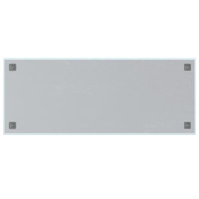 vidaXL seinakinnitusega magnettahvel, valge , 100 x 40 cm, klaas