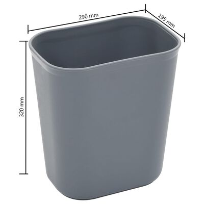 vidaXL köögikäru plastist konteineritega, 82x43,5x93 cm