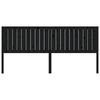 vidaXL voodipeats, must, 205,5 x 4 x 100 cm, m&auml;nnipuit