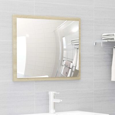 vidaXL 2-osaline vannitoamööbli komplekt, valge, Sonoma puitlaastplaat
