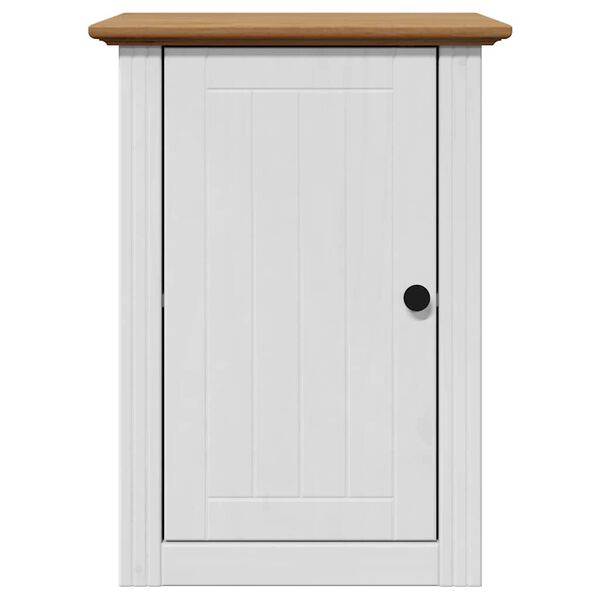 vidaXL Vannitoa seinakapp BODO Valge ja pruun 44x30x60 cm