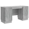 vidaXL Laud riiuliga uksega Hall Sonoma 142,5 x 50 x 75 cm Tehispuit