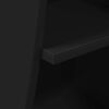 vidaXL Nurgakapp Must 32x32x102cm Tehispuit