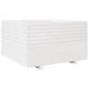 vidaXL aia taimekast, valge, 80x80x49,5 cm, m&auml;nnipuit