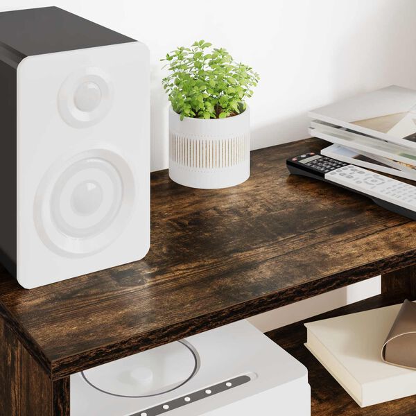 vidaXL Telerikapp Suitsetatud tamm 60 x 30 x 40 cm Tehispuit