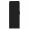vidaXL kingakapp, must, 60 x 35 x 92 cm tehispuit