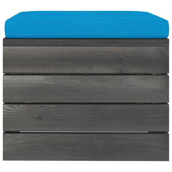 vidaXL kaubaalustest aiatumba padjaga, m&auml;nnipuit