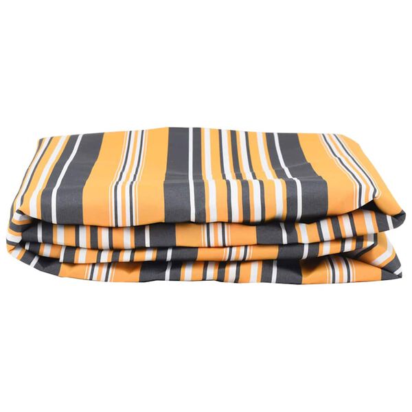 vidaXL Varju asendus Kollane ja Hall 1000 x 160 cm Pol&uuml;ester kangas